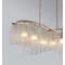 Maxim Lighting Victoria 6-Light 16" Wide Golden Silver Linear Pendant 39579WFLGS - alternate 3